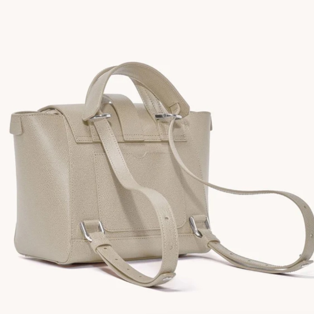 NWOT Senreve MINI MAESTRA | Pebbled Sand / Silver - Picture 4 of 11